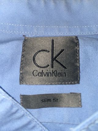 Camicia Calvin Klein Azzurra Uomo