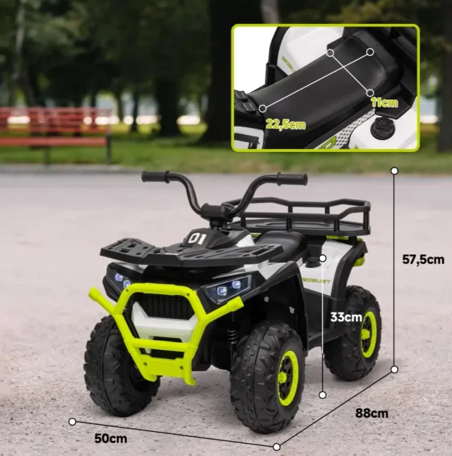 Quad eléctrico infantil 12V