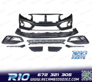 PARAGOLPES DELANTERO HONDA CIVIC 16- LOOK NEW SI