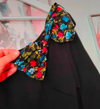 Vestido negro fiesta un solo uso Talla S