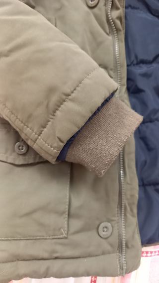 Gilet imbottito + giubbotto 9-12 mesi