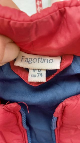 Gilet imbottito + giubbotto 9-12 mesi