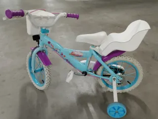 Bicicleta Frozen 14 con ruedines