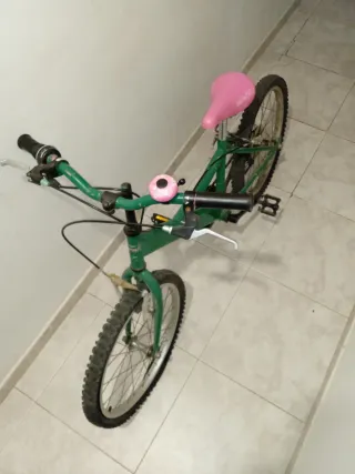 Bicicleta infantil verde
