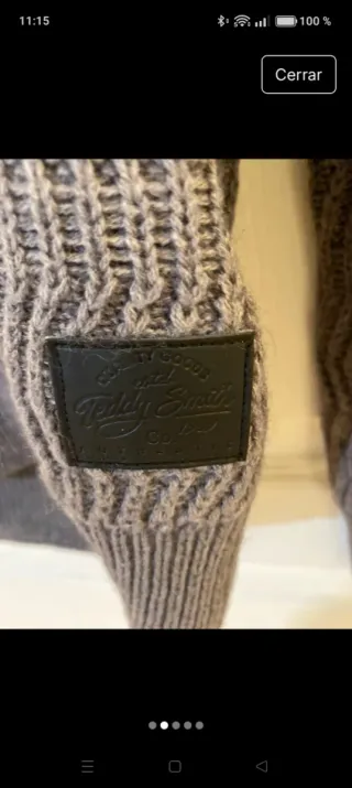 Jersey de lana gris en perfecto estado como nuevo.