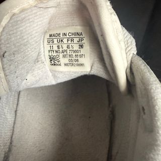 Zapatillas Adidas Piel Vintage Azul Blanco