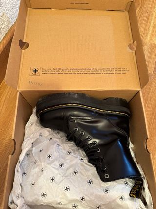 Botas Dr. Martens Negras Plataforma