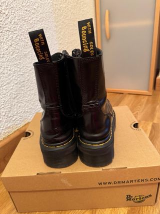 Botas Dr. Martens Negras Plataforma