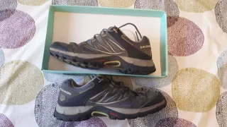 Zapatillas Salomon T39 1/3 Montaña Verdes