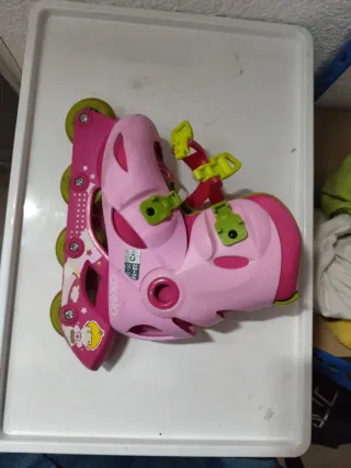Patines Oxelo Niña Talla 32-34 Rosa