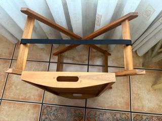 Mesa plegable de madera