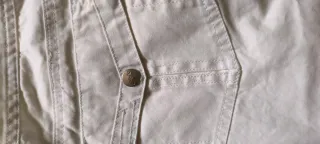 Pantalones blancos de mujer de pata ancha