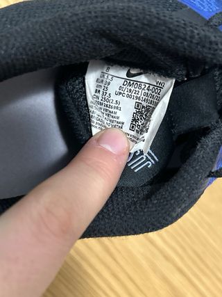 Zapatillas Nike Gym Negras y Azules