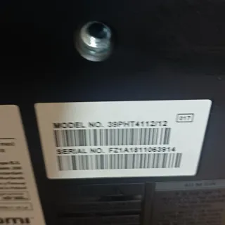 Television  Philips 40 Negro plasma