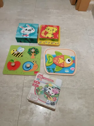 Juego de mesa LUKO y puzzles infantiles