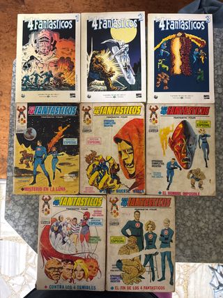 Lote de cómics de “Los 4 fantásticos”