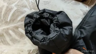 Abrigo plumón largo