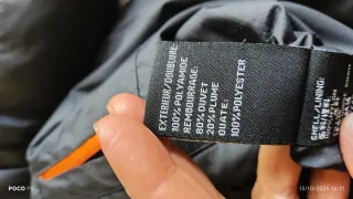 Abrigo plumón largo