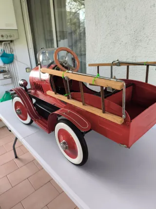 Coche Bomberos Pedales Vintage