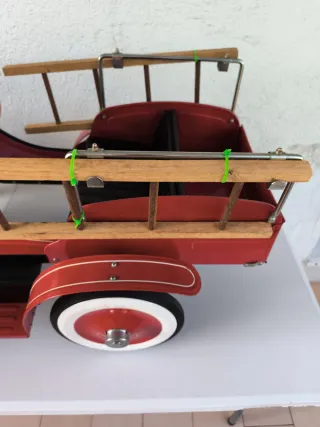 Coche Bomberos Pedales Vintage