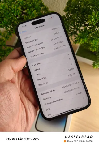 iPhone 14 Pro Negro 256Gb