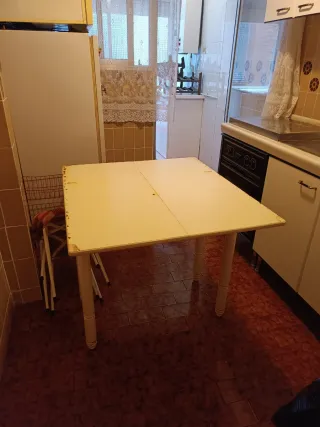 Mesa auxiliar cocina extensible