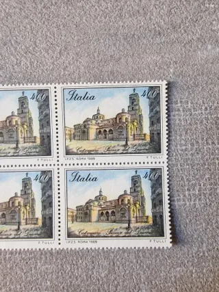 Foglietto francobolli Italia 400 Lire