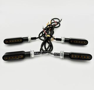 Intermitentes moto led homologados ahumado