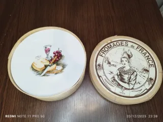 Estuche 6 Platos Vintage Franceses Queso
