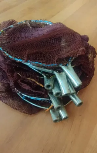 Set di 12 mulinelli da pesca in acciaio inox e filettati, cessazione attività