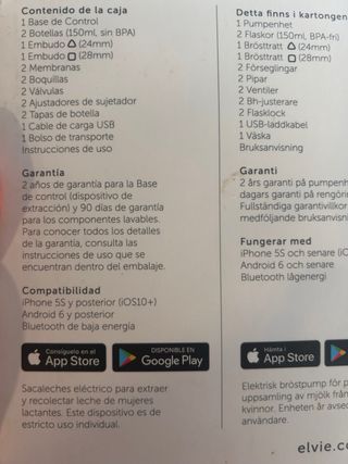 Sacaleches Elvie Manos Libres