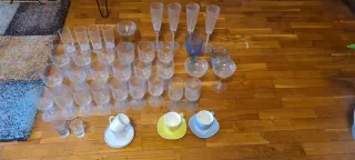 Lote de vasos y copas