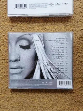 Lote 4 CDs: The Osmonds, Christina Aguilera, Simon