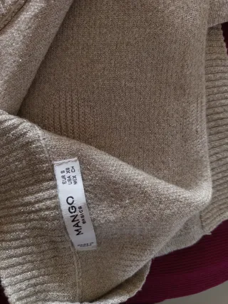 Chaqueta de topos y brillo