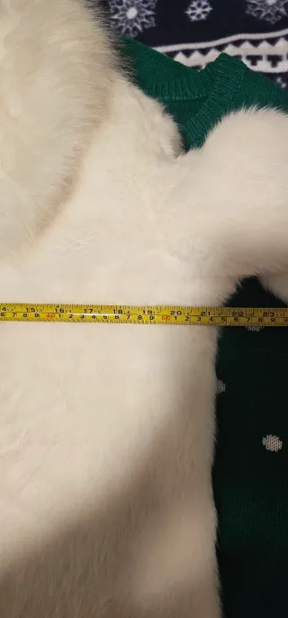 Abrigo fiesta blanco mujer