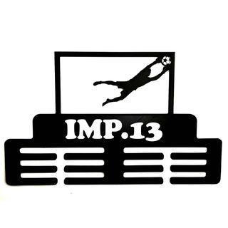 Porta medaglie personalizzato da calcio 40 cm