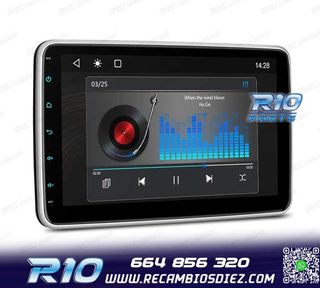 RADIO NAVEGADOR 2DIN 10" HD TÁCTIL BLUETOOTH USB SD