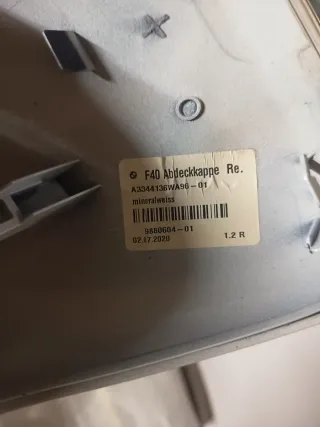 Carcasas Espejo BMW Blancas