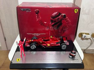 ミニカー Hot Wheels F2007 Kimi Raikkonen 1/18 1/18 Hotwheels Ferrari F2007 Kimi Raikkonen Chinese GP Ferrari's