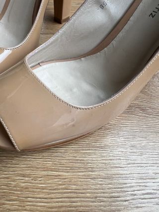 Zapatos tacón Gloria Ortiz peep toe