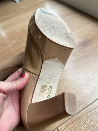 Zapatos tacón Gloria Ortiz peep toe