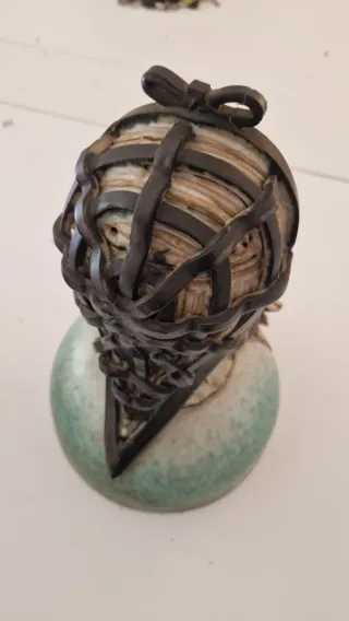 Figura antigua Elisa de barro