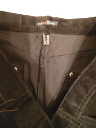 Pantalones PORT & ROUGE Negros Mujer