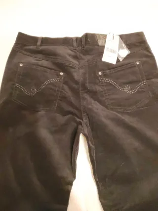 Pantalones PORT & ROUGE Negros Mujer