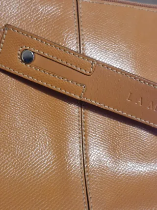 Lote 3 bolsos piel negro y marrón