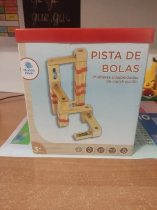 Pista de Bolas Madera Mundo Diver