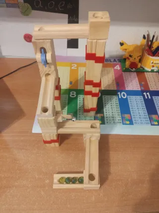 Pista de Bolas Madera Mundo Diver