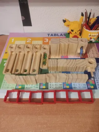 Pista de Bolas Madera Mundo Diver