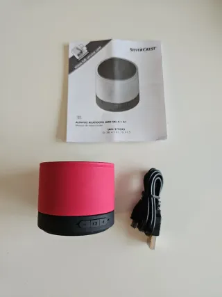 Altavoz Portátil Bluetooth Silvercrest Rosa