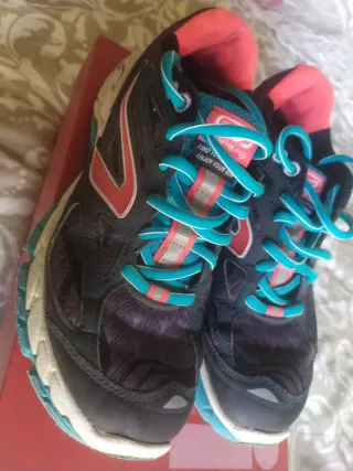 Zapatillas running mujer Kalenji rosa/morado